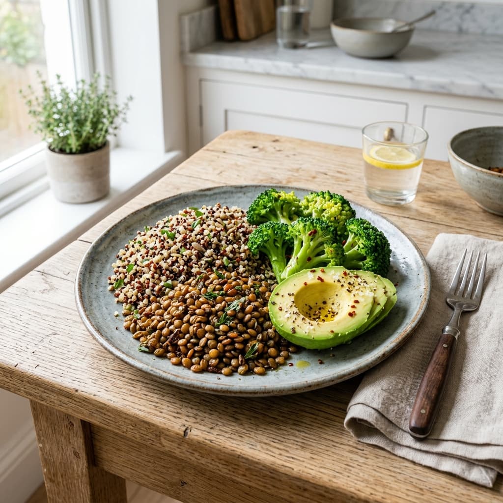 Cooked meal image for scanning mockup